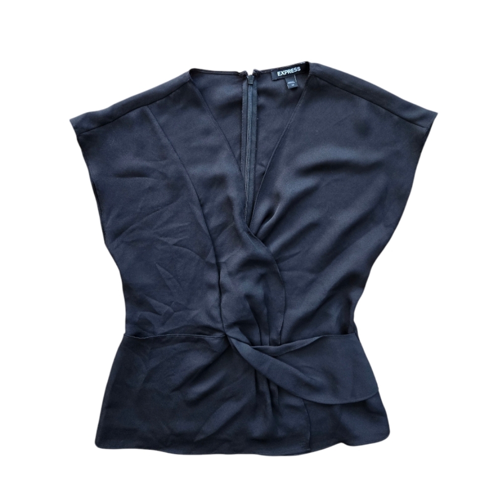Express XS  black sleeveless top